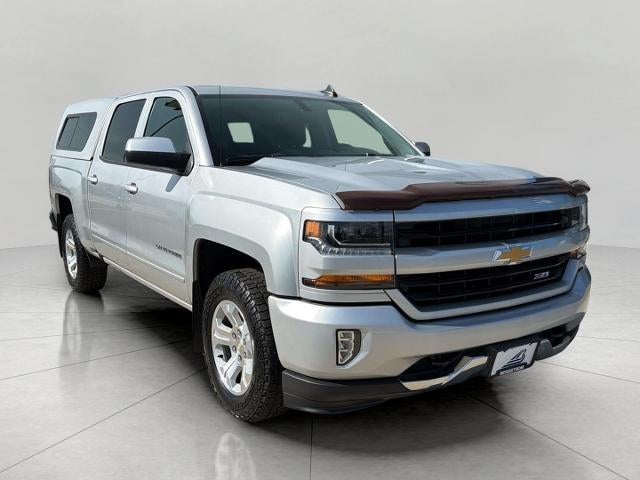 2017 Chevrolet Silverado 1500 LT in Silver Ice Metallic — front three-quarter view