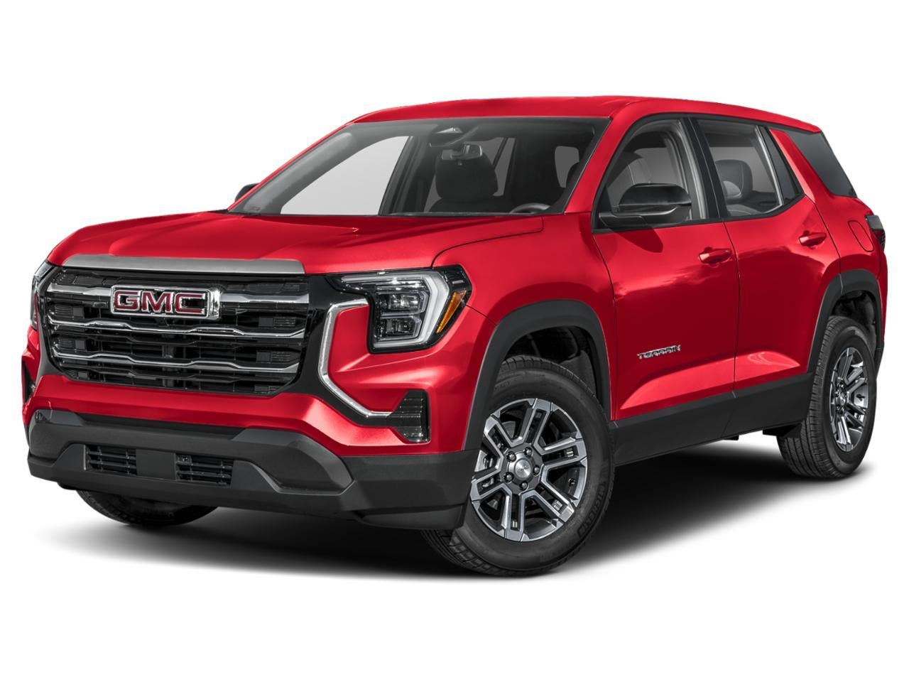 2027 GMC Terrain AWD Elevation in Volcanic Red Tintcoat — front three-quarter view