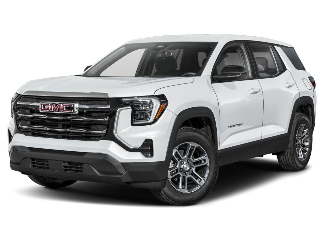 2027 GMC Terrain AWD AT4 in Summit White — front three-quarter view
